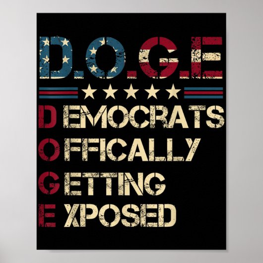 Doge Department of Government Efficiency U Poster (Voorkant)