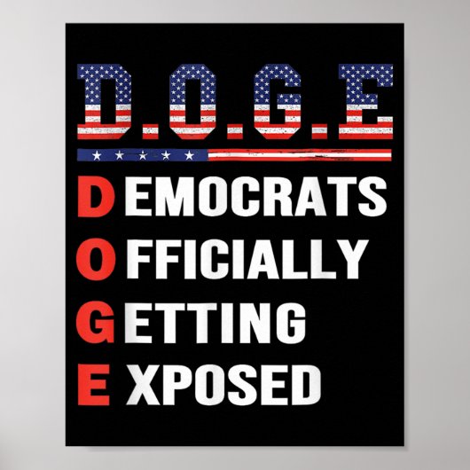 Doge Department of Government Efficiency U Poster (Voorkant)
