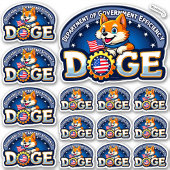 DOGE Department of Government Efficiency Vinyl Sticker