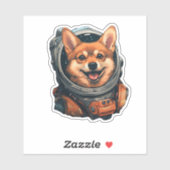 Doge Dog Astro Dog Shiba Inu Sticker (Vel)