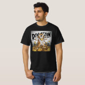 Doge Dog Black T-shirt (Voorkant volledig)