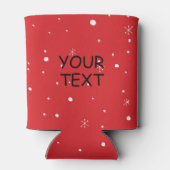 Doge Dogright Doggo Dog kerstmis Kaart red Blikjeskoeler (Achterkant)