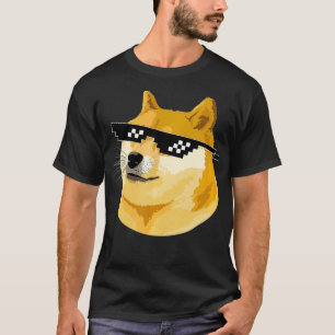 Doge Dokoetsen in Shiba Inu Coin Token T-shirt