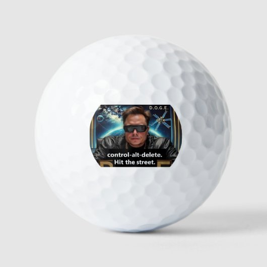 DOGE golfballen (Voorkant)