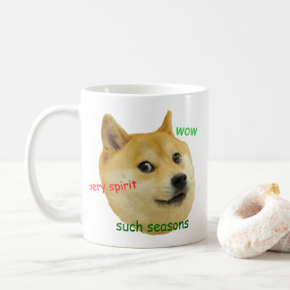 Doge Holiday Funny Meme Koffiemok