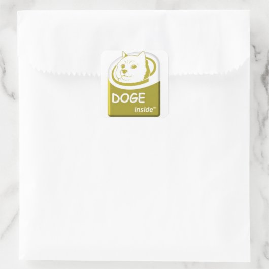 Doge Inside Sticker (Tas)