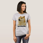 Doge intensiveert meme Doggo Shiba Inu #Dogright T-shirt (Voorkant volledig)