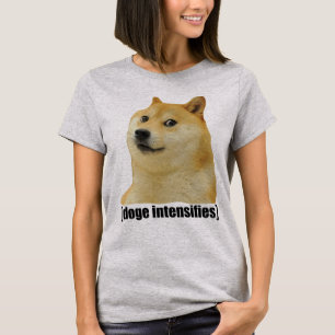 Doge intensiveert meme Doggo Shiba Inu #Dogright T-shirt