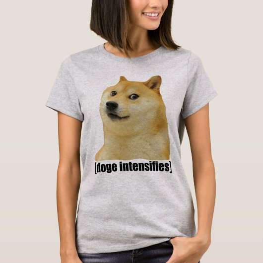 Doge intensiveert meme Doggo Shiba Inu #Dogright T-shirt (Voorkant)