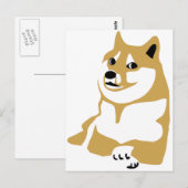 Doge - Internetmeme Briefkaart (Voorkant / Achterkant)