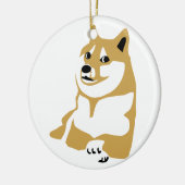 Doge - Internetmeme Keramisch Ornament (Links)