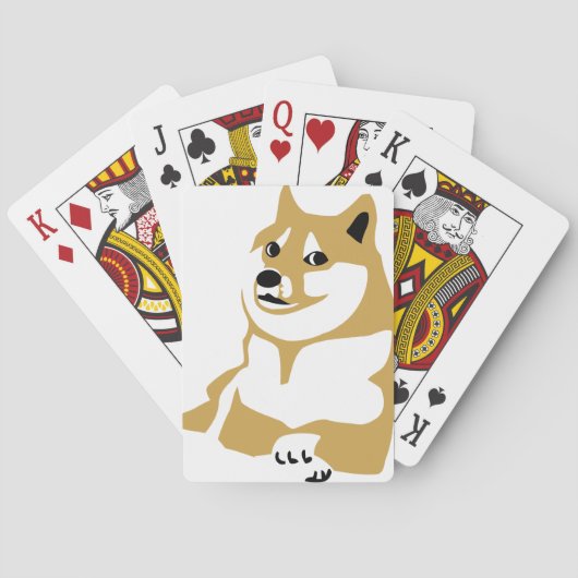 Doge - Internetmeme Pokerkaarten (Achterkant)