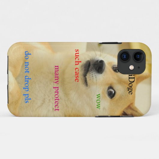 Doge iphone case (Achterkant (horizontaal))