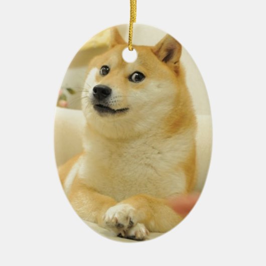 Doge Keramisch Ornament (Voorkant)