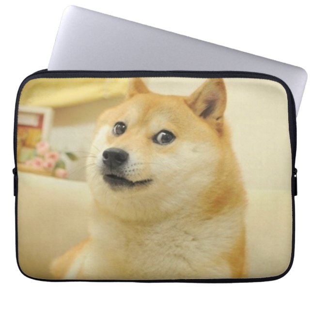 Doge laptophoes laptop sleeve (Voorkant)
