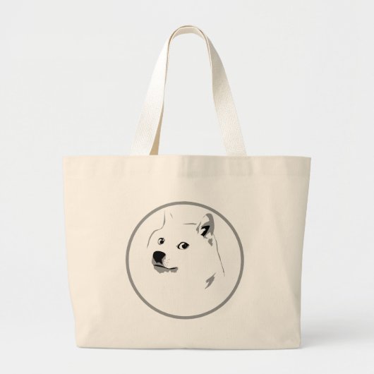 Doge logo shopping sack grote tote bag (Voorkant)