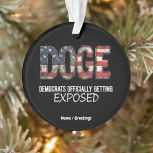 DOGE maakt Democraten officieel ontmaskerd Ornament