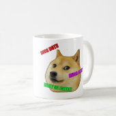 Doge Meme Coffee Mok! Koffiemok (Voorkant rechts)
