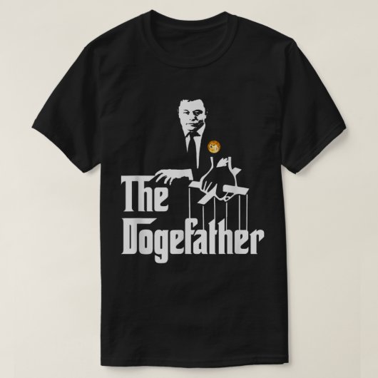 Doge Meme Crypto Baas Parodie Ontwerp T-shirt (Design voorkant)