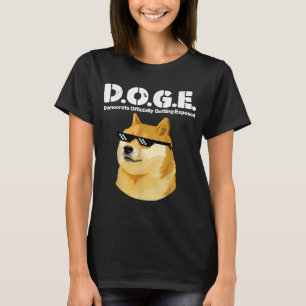 Doge Meme Democraten officieel ontmaskerd D.O T-shirt
