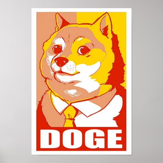 DOGE MEME POSTER (Voorkant)