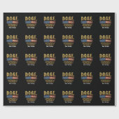 DOGE Ministerie van Overheids Efficiëntie Cadeaupapier (Vlak)