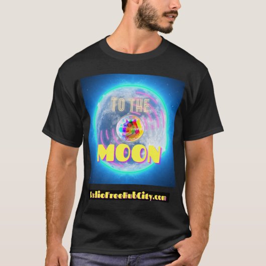 Doge-munt naar het maan RFHC-Shirt T-shirt (Voorkant)