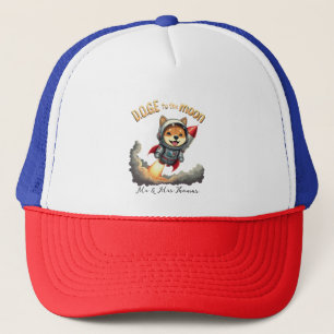 Doge naar de maan: de ultieme Dogecoin-reis Trucker Pet
