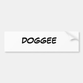 Doge niet Doge Bumpersticker