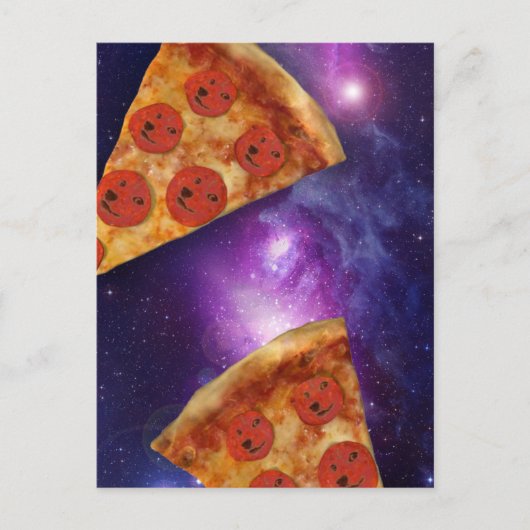 Doge Pizza Galaxy Briefkaart (Voorkant)