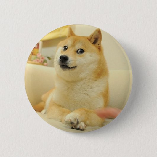 Doge Ronde Button 5,7 Cm (Voorkant)