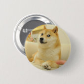 Doge Ronde Button 5,7 Cm (Voorkant /achterkant)