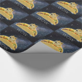doge space taco meme cadeaupapier (Hoek)