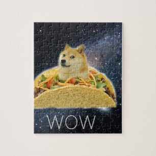 doge space taco meme legpuzzel