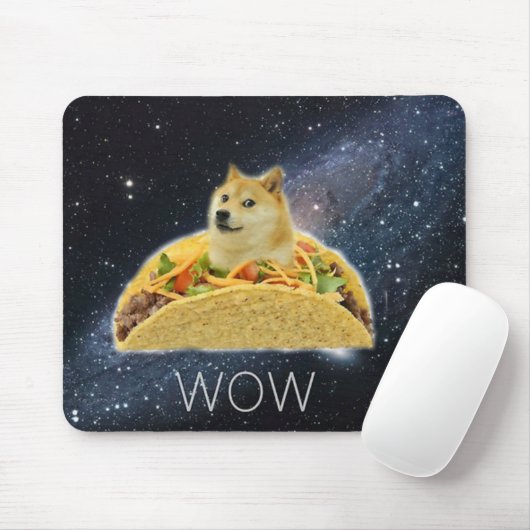 doge space taco meme muismat (Met muis)