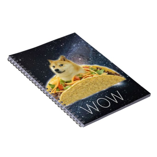 doge space taco meme notitieboek (Rechterzijde)