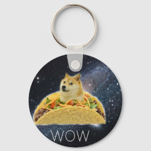 doge space taco meme sleutelhanger