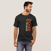 Doge to the Moon Funny Idea Meme HODL Doekoetsen i T-shirt (Voorkant volledig)
