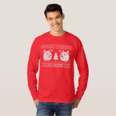 Doge Ugly KerstSweater T-shirt (Voorkant volledig)