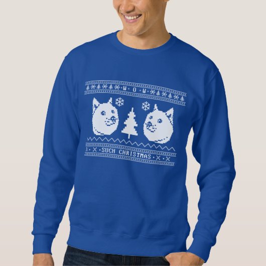 Doge Ugly KerstSweater Trui (Voorkant)