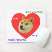 Doge Veel Valentijnsdag Zulke Romantische liefde Muismat (Met muis)