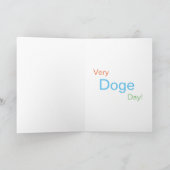 Doge Verjaardag Kaart (Binnen)