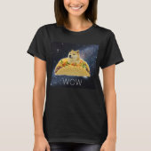 Doge WOW Tacos in ruimtememen met sterren #Dogrigh T-shirt (Voorkant)