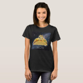 Doge WOW Tacos in ruimtememen met sterren #Dogrigh T-shirt (Voorkant volledig)
