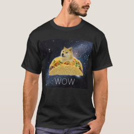 Doge WOW Tacos in Space memes met sterren #Dogrigh T-shirt