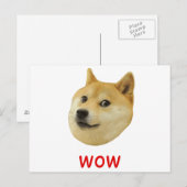 Doge zeer veel doet zo'n sjiibe schip binnen in de briefkaart (Voorkant / Achterkant)