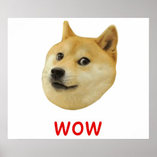 Doge zeer veel doet zo'n sjiibe schip binnen in de poster