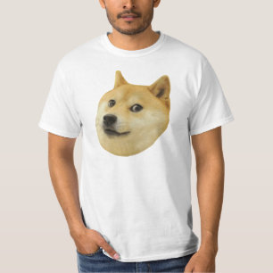 Doge zeer veel doet zo'n sjiibe schip binnen in de t-shirt