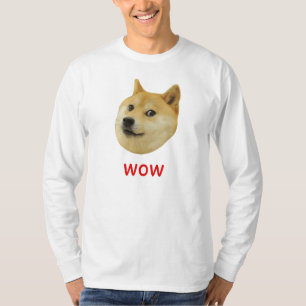 Doge zeer veel doet zo'n sjiibe schip binnen in de t-shirt
