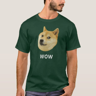 Doge zeer veel doet zo'n sjiibe schip binnen in de t-shirt